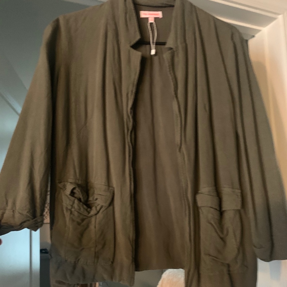 Green Moto jacket